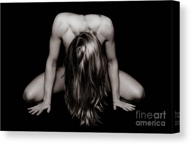 Adult Canvas Print featuring the photograph Art of Woman by Jt PhotoDesign