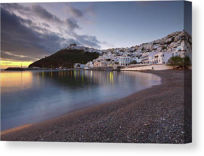 Astypalaia Canvas Print featuring the photograph astypalea 'XII by Milan Gonda