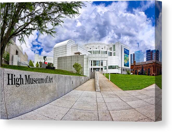 Atlanta Canvas Print featuring the photograph Atlanta's High Museum by Mark Tisdale