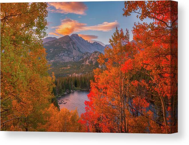Autumn Canvas Print featuring the photograph Autumn's Breath by Darren White