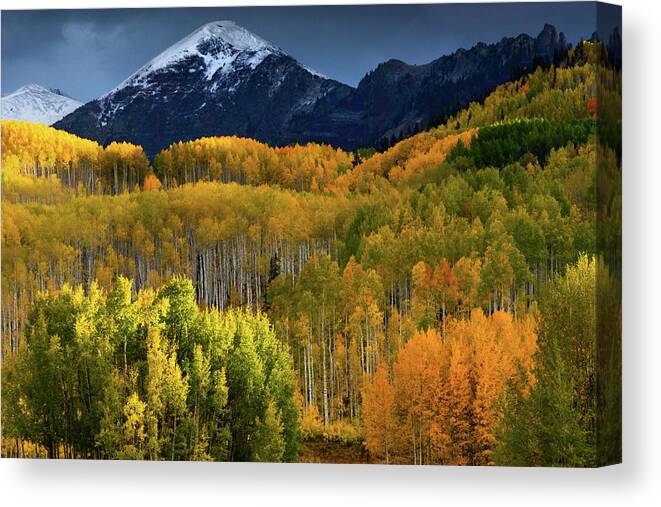America Canvas Print featuring the photograph Autumn Comes To The Ruby Range by John De Bord