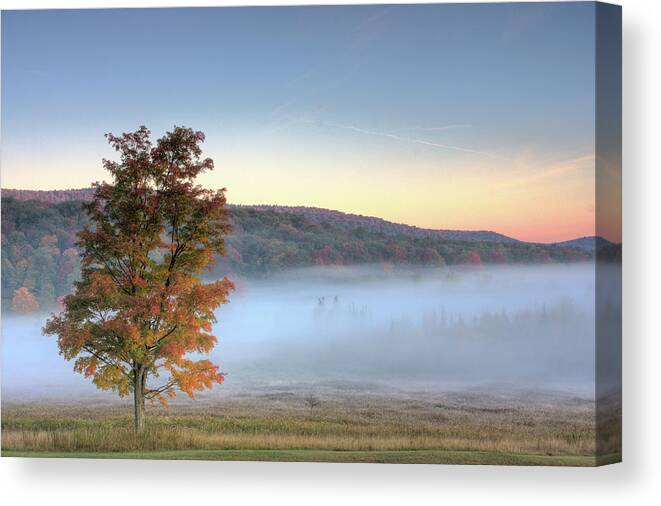 West Virginia Canvas Print featuring the photograph Autumn in Canaan Valley WV by Jack Nevitt