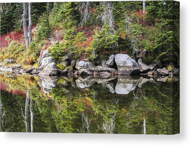 Autumn Canvas Print featuring the photograph Autumn in Indian Heaven by Albert Seger