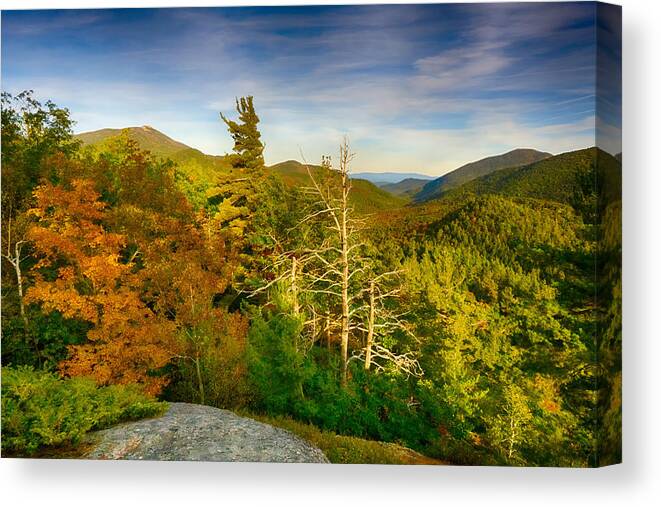 Baxter Canvas Print featuring the photograph Autumn in the Adirondacks by Amanda Jones