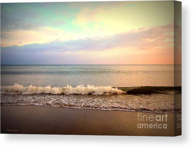 Art Canvas Print featuring the photograph Autumn Sunset by Shelia Kempf
