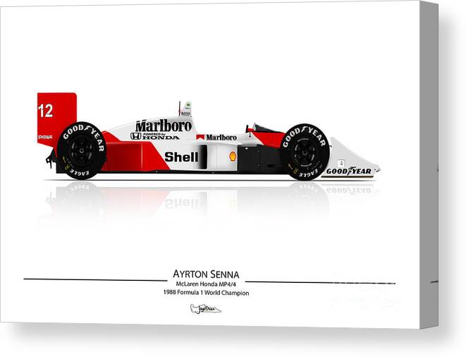 Ayrton Senna Art Show Car