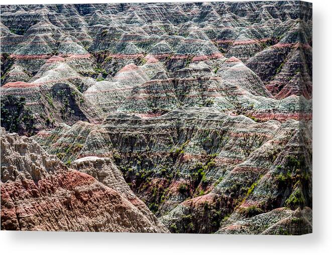 Badlands Canvas Print featuring the photograph Badlands by Susie Weaver