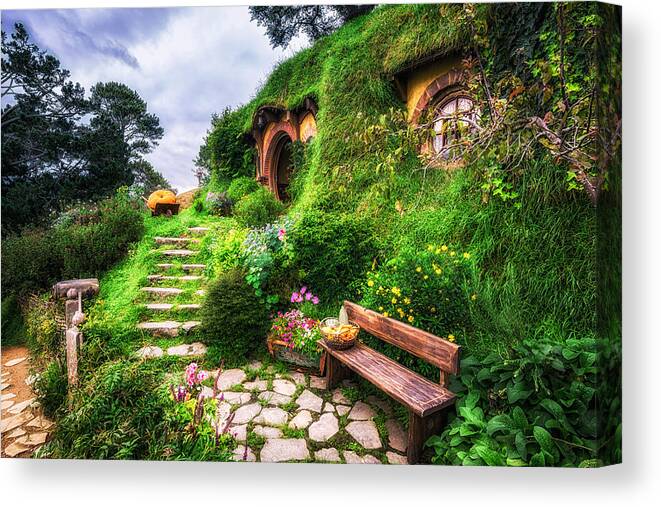 Bag End Acrylic Print by Angel Wanner - Pixels