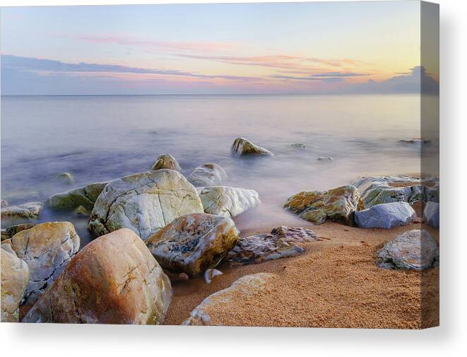 Baltic Canvas Print featuring the photograph Baltic Zen by Dmytro Korol