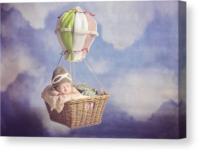 Newborn Canvas Print featuring the photograph Baron Muenchhausen by Abendstern