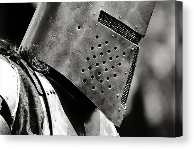 Knight Canvas Print featuring the photograph Battle Ready by Scott Hovind