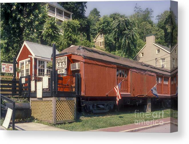Harper's Ferry National Historic Park Canvas Print featuring the photograph B B Q Joint by Bob Phillips