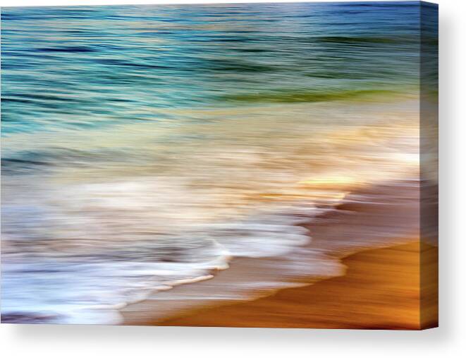Hawaii Canvas Print featuring the photograph Beach Abstract by Christopher Johnson