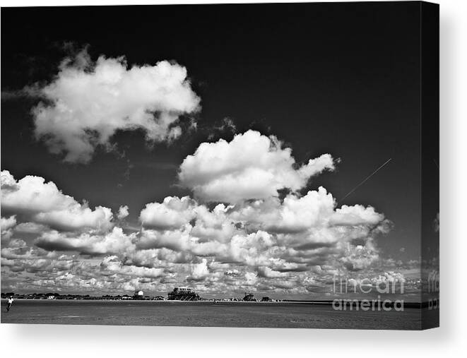 Heiko Canvas Print featuring the photograph Beach Far and Wide by Heiko Koehrer-Wagner