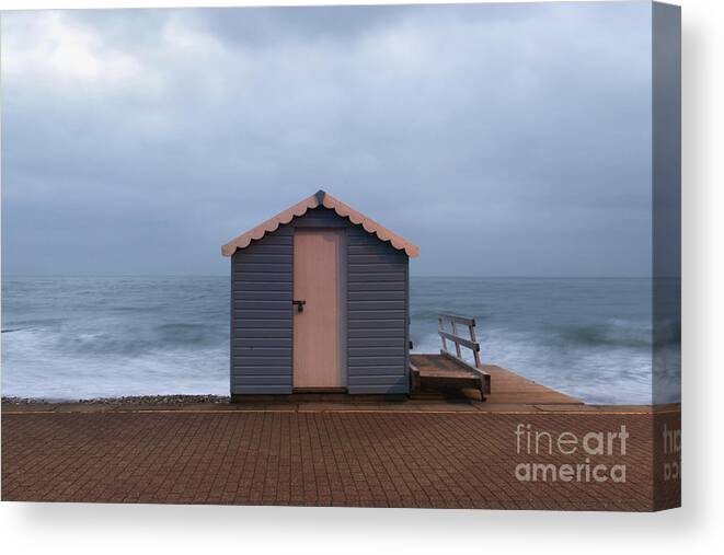 Beach Canvas Print featuring the photograph Beach hut by Clayton Bastiani
