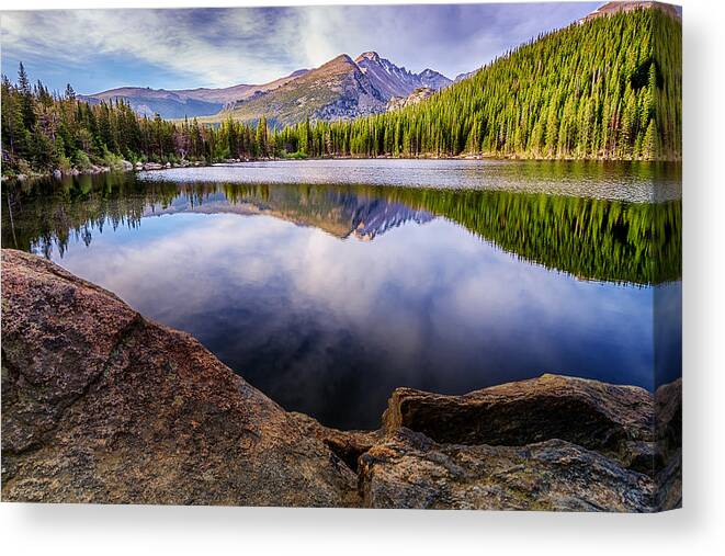 Colorado Canvas Print featuring the photograph Bear Lake 3 by Mary Angelini