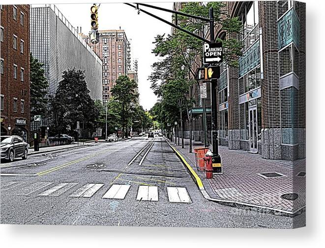 Hoboken Canvas Print featuring the photograph Beautiful Downtown Hoboken by Sam Rino