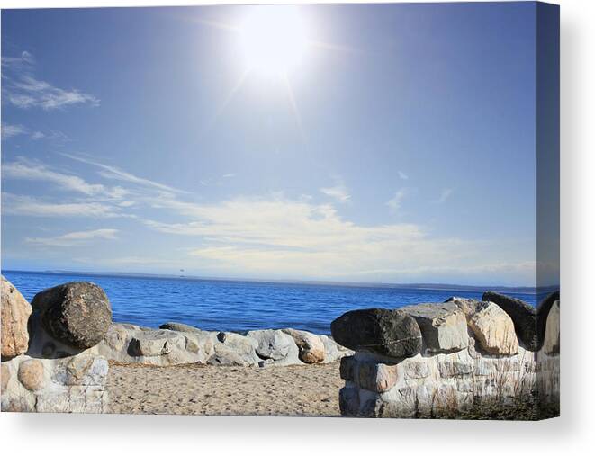 Outdoor Canvas Print featuring the photograph Beauty In The Distance by Judy Palkimas