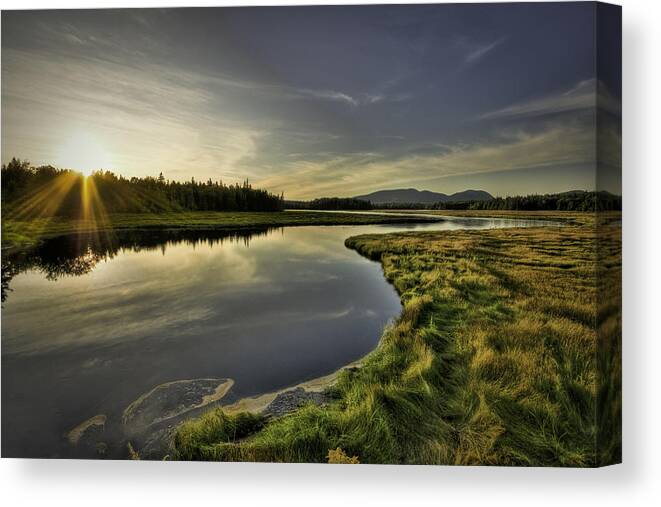 Maine Canvas Print featuring the photograph Beauty of Maine by Andreas Freund