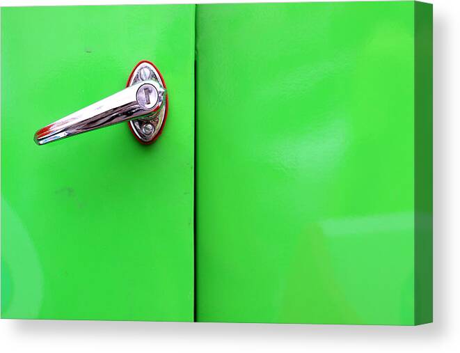 Green Surface Canvas Print featuring the photograph Behind the Door of Jealousy by Prakash Ghai