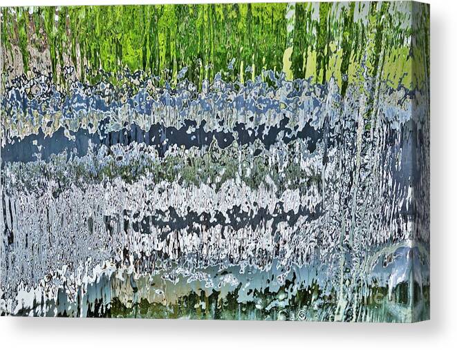 Waterfalls Canvas Print featuring the photograph Behind the Waterfall by Merle Grenz
