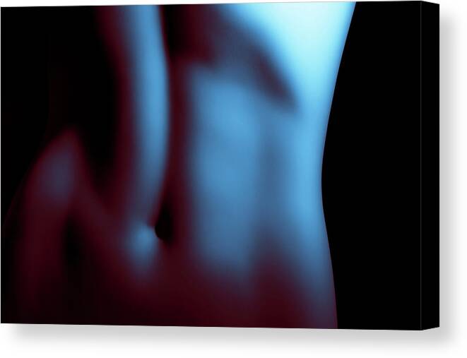 Nude Canvas Print featuring the photograph Belly by Kai Oberhauser