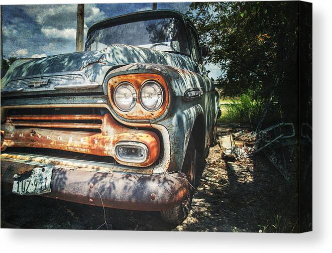 Chevy Canvas Print featuring the photograph Better Days 2 by Jeff Mize