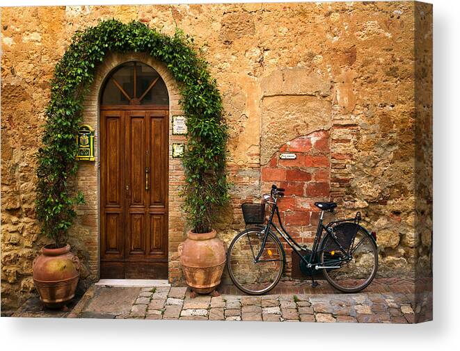 Bicycle Canvas Print featuring the photograph Bicletta by John Galbo