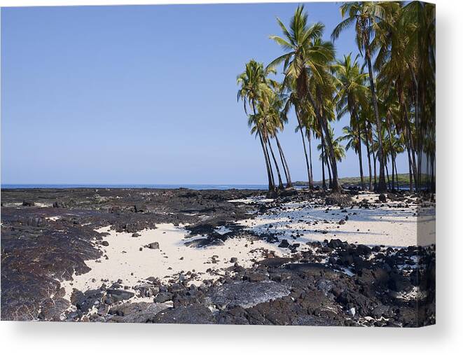 Hawaii Beach Canvas Print featuring the photograph Big Island Paradise by Kelley King