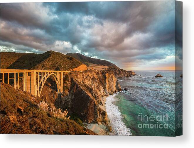 America Canvas Print featuring the photograph Big Sur by JR Photography