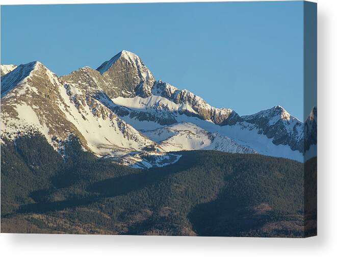 Blanca Canvas Print featuring the photograph Blanca Peak by Aaron Spong
