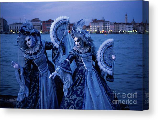 Blue Canvas Print featuring the photograph Blue light by Riccardo Mottola
