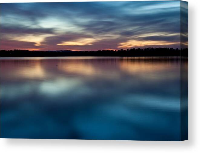 Arkansas Canvas Print featuring the photograph Blue Skies Of Reflection by Jonas Wingfield