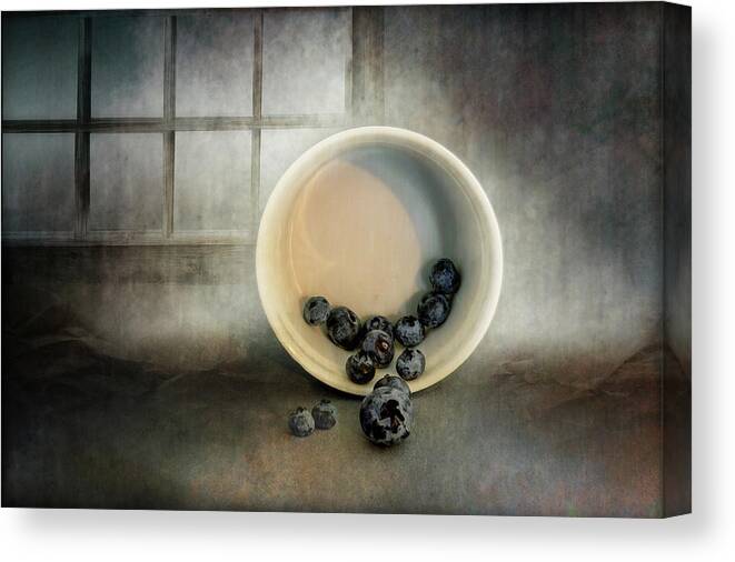Blueberry Canvas Print featuring the photograph Blueberry Sky by John Anderson