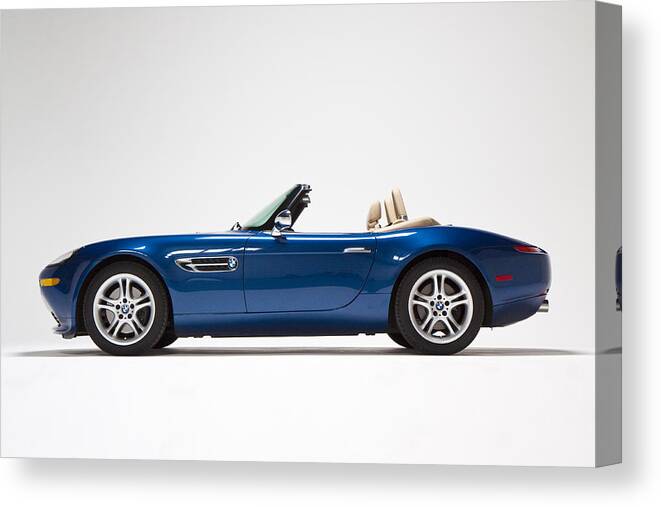 Bmw Canvas Print featuring the photograph Bmw Z8 by Dean Farrell