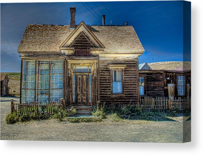 Bodie Canvas Print featuring the photograph Bodie House by Greg Nyquist