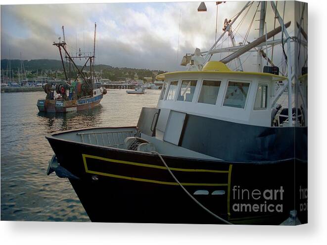 Monterey Canvas Print featuring the photograph Bow And Stern by James B Toy