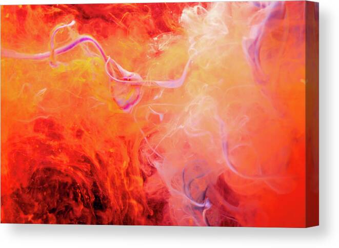 Abstract Canvas Print featuring the photograph Brainstorm - Fine Art Photography by Modern Abstract