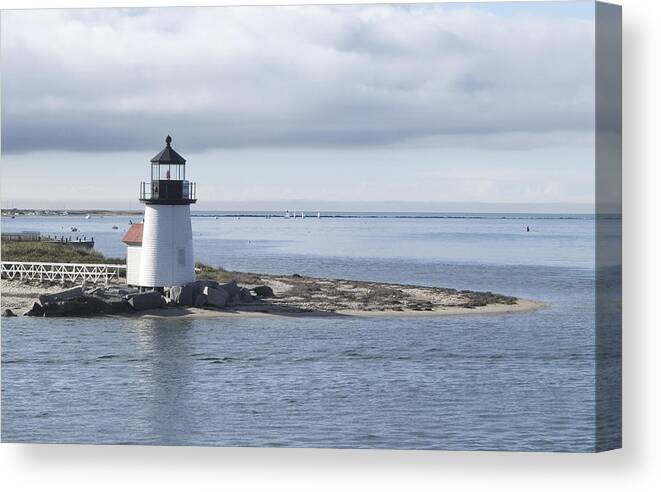 Nantucket Canvas Print featuring the photograph Brant Point - Nantucket by Henry Krauzyk