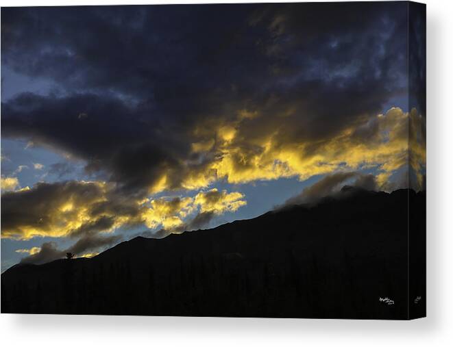 Sky Canvas Print featuring the photograph Breaking Clouds - Alaska by Madeline Ellis