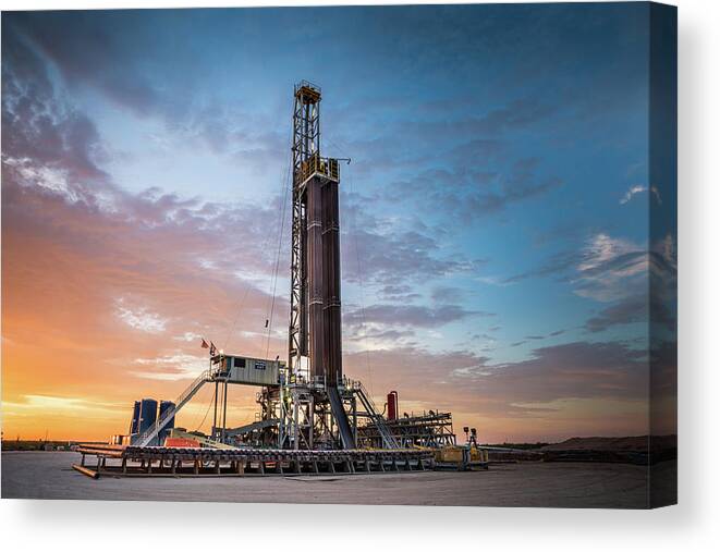 Driller Canvas Print featuring the photograph Brighter Days by Jonas Wingfield