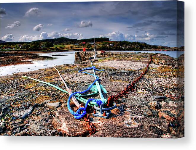 Isle Of Skye Canvas Print featuring the photograph Broadford - Isle of Skye by Smart Aviation