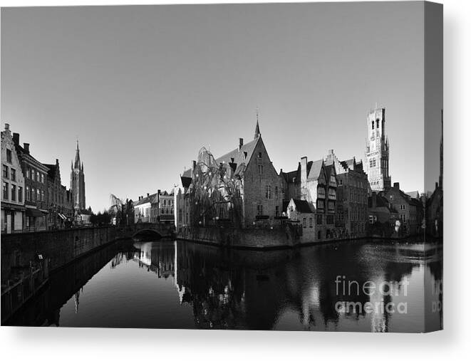 Bruge Canvas Print featuring the photograph Bruges by Smart Aviation