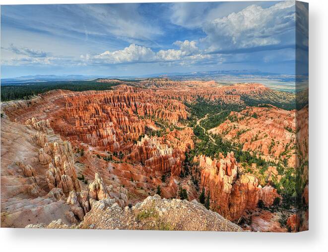 Mark Whitt Canvas Print featuring the photograph Bryce Canyon by Mark Whitt