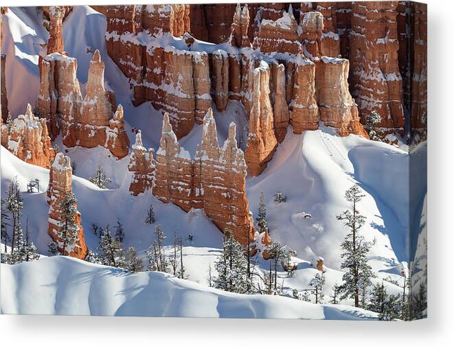 No People Canvas Print featuring the photograph Bryce Canyon National Park by Brett Pelletier