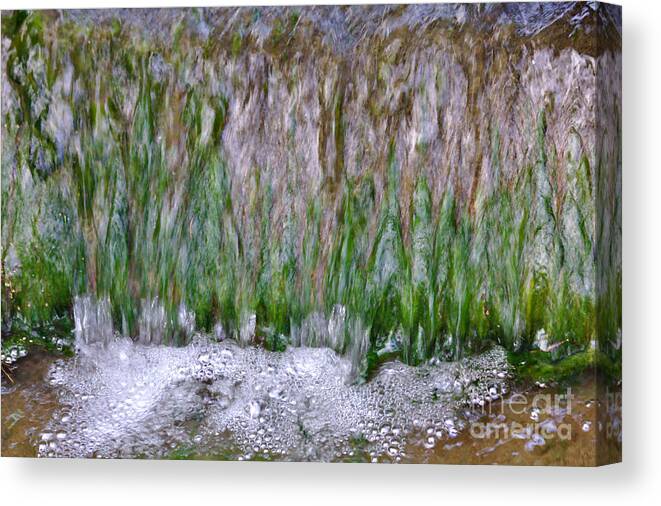 Abstract Canvas Print featuring the photograph Bubbles by Jeremy Hayden