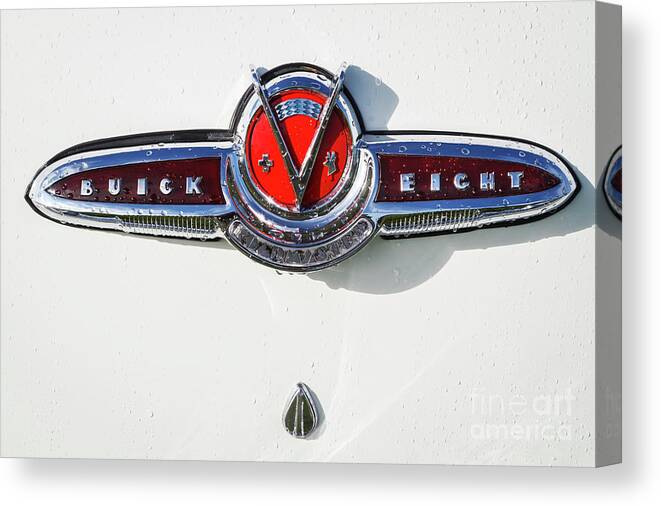 1953 Canvas Print featuring the photograph Buick V Eight by Dennis Hedberg