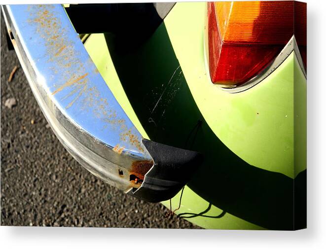 Lime Canvas Print featuring the photograph Bump And A Lime by Kreddible Trout