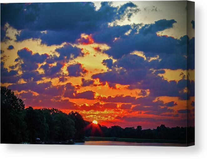 Sunrise Canvas Print featuring the photograph By Dawn's Early Light by Barry Jones