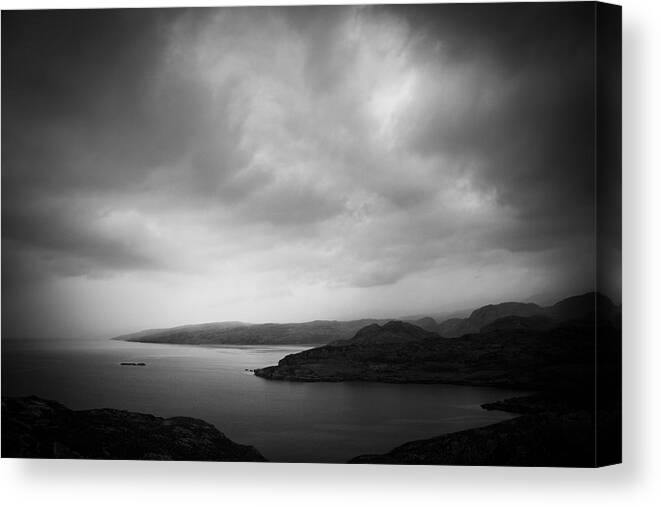 Applecross Peninsula Canvas Print featuring the photograph By The Loch by Dorit Fuhg
